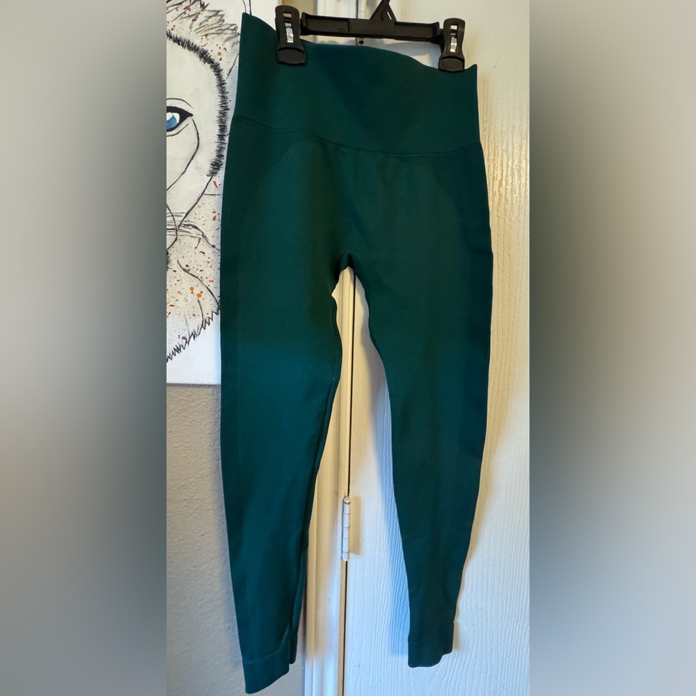 SET Active Womens Teal Leggings - Deep Teal Green